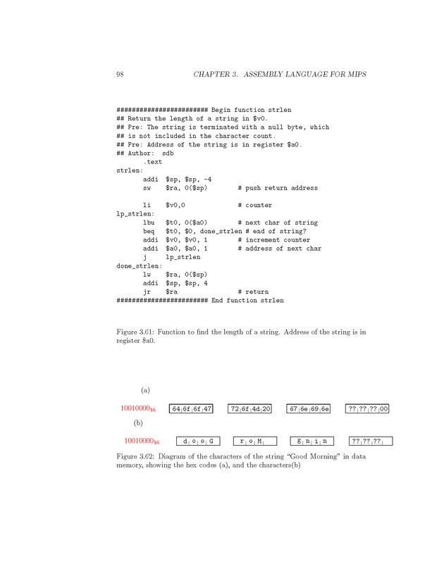 Computer Organization with MIPS - Page 98
